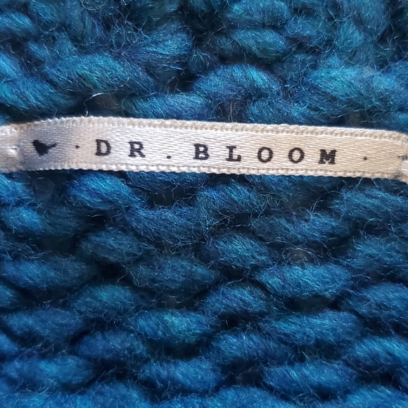 Dr. Bloom Tamborito Colorblock crew neck Sweater, size M/L, teal/green/yellow - Picture 5 of 6